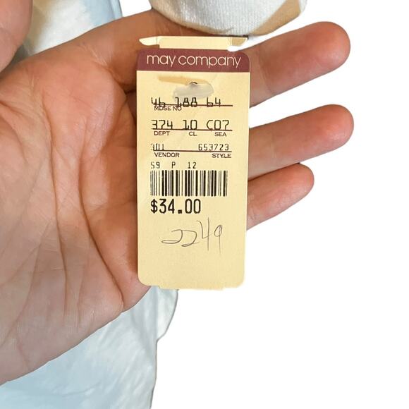 K.W.B.L. Los Angeles White Embellished Novelty T-Shirt One Size Hand Painted - Picture 5 of 9